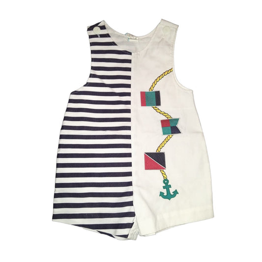 80's Vintage Sailor Overalls Toddler size 3T